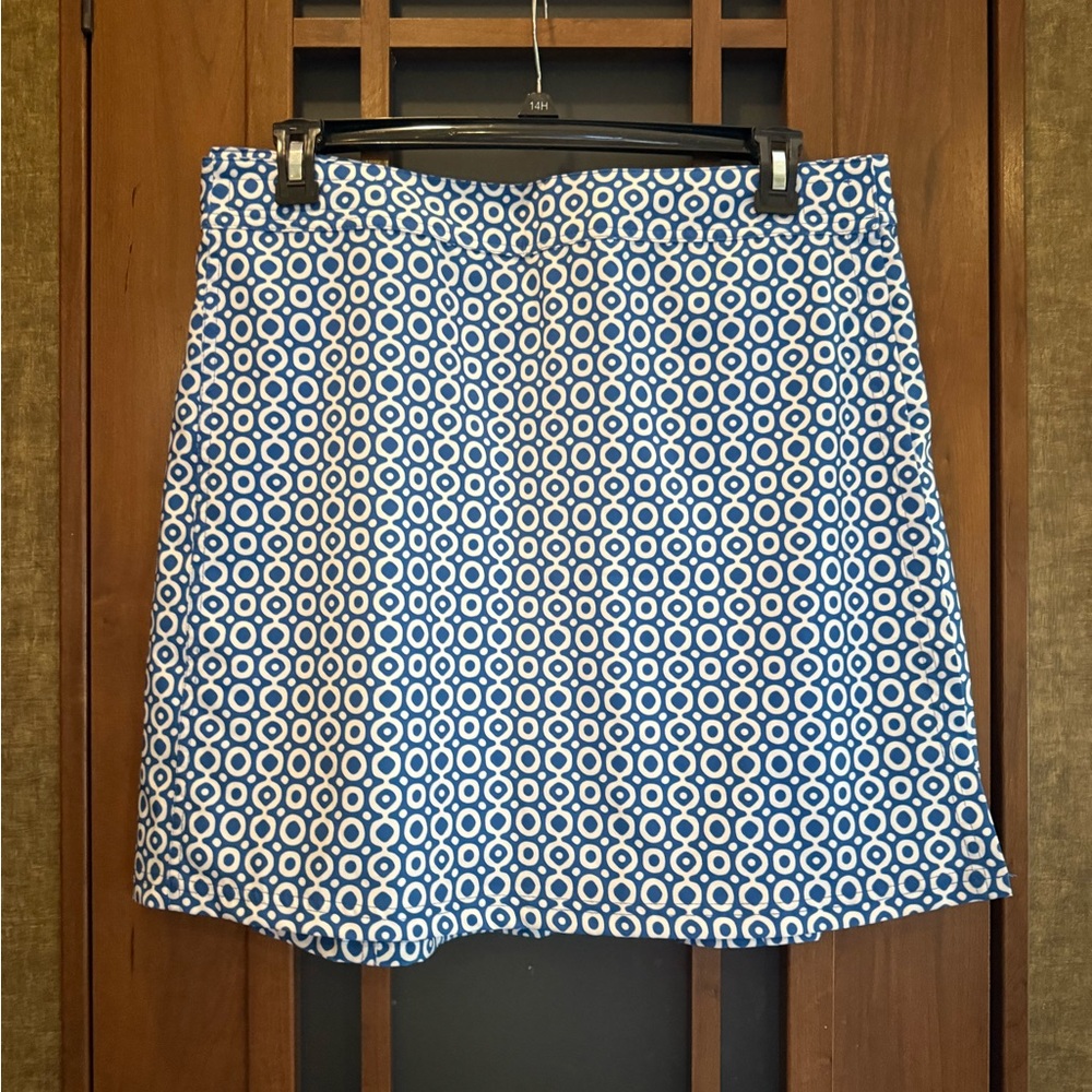 NWT Ripskirt Hawaii Length 2 Dot Dot Dot Blue Medium